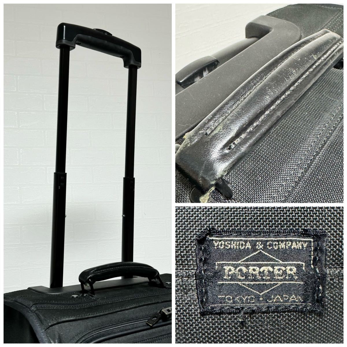 PORTER Porter Yoshida Kaban carry bag Carry case suitcase Toro Lee bag travel Carry 2 wheel ga- men to case attaching .