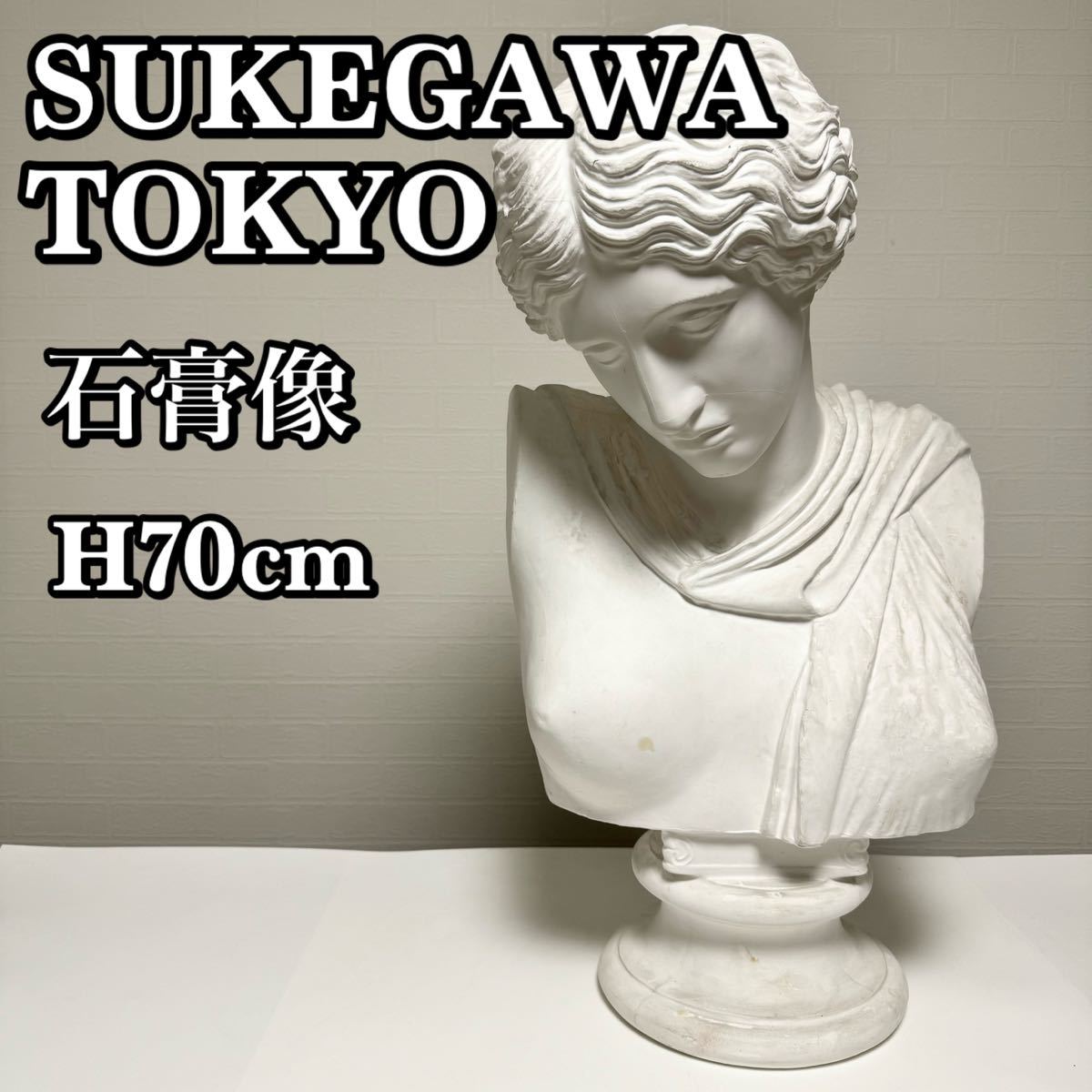 SUKEGAWA TOKYO 石膏像 ギリシャ婦人胸像 婦人像 インテリア オブジェ