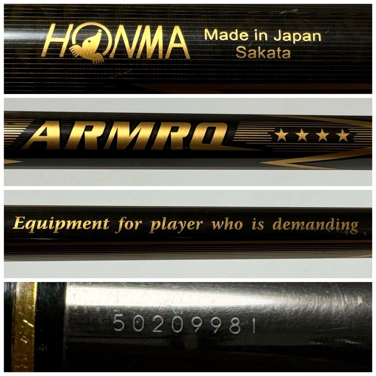 HONMA ホンマゴルフ パークゴルフクラブ XG-8800 ARMQR HighMoi BERES 4星 高級クラブ 右打ち用 右利き用 約85cm IPGA認定品 本間ゴルフ_画像10