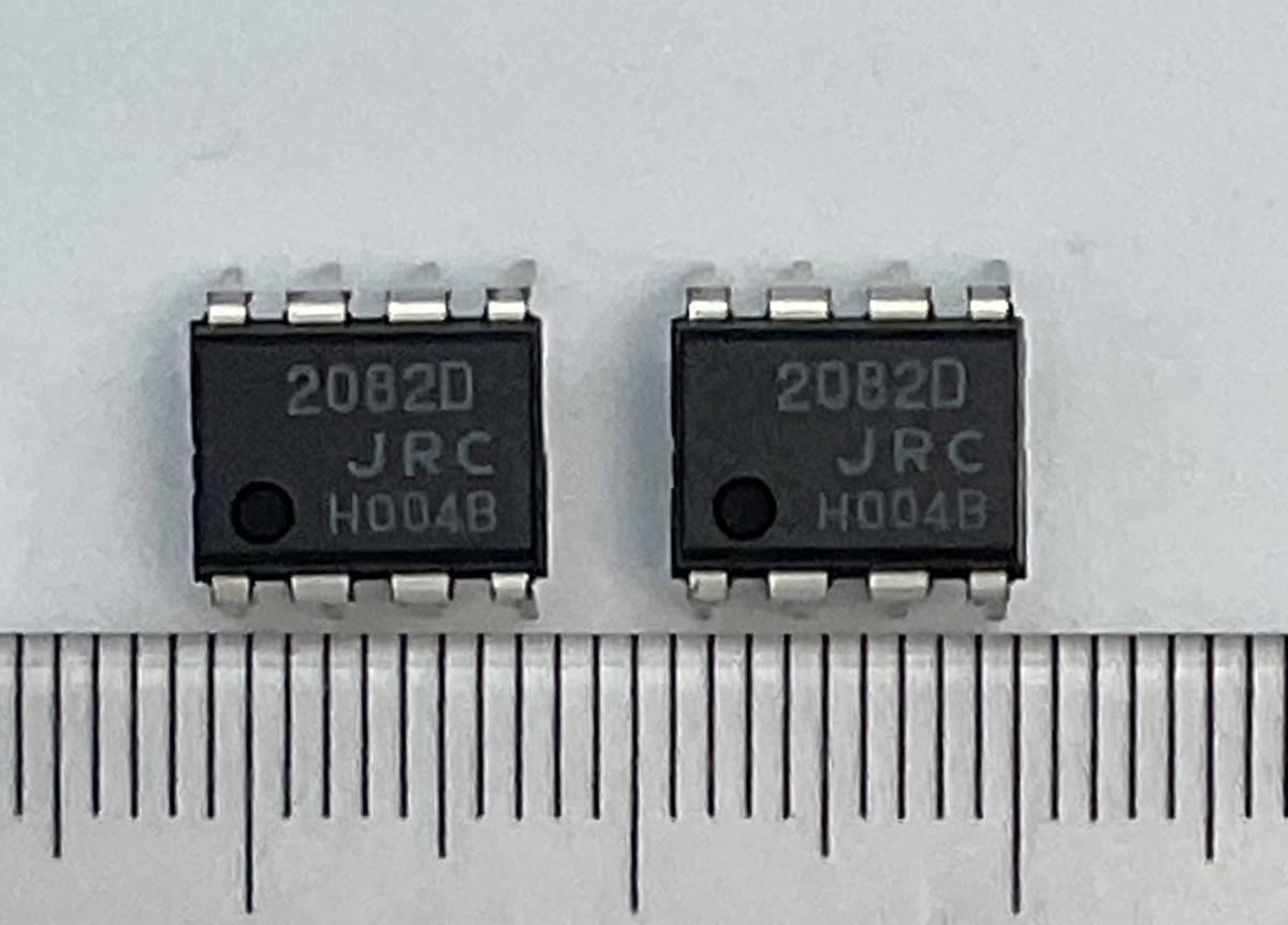 DIP 2回路入J-FET入力オペアンプ NJM2082D （2個）新日本無線（JRC）（出品番号490-2）_画像1