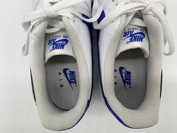 D4-583 NIKE /ナイキ スニーカー Air Force エアフォース1 Low White Royal Blue ホワイト×ブルー DM2845-100 / 27.5cm メンズ シューズ_画像6