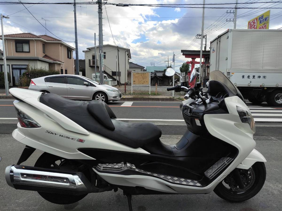 スズキ　スカイウェイブ250　CJ46A　51885km　タイヤバリ山　現車確認下取り全国配送可能_画像2