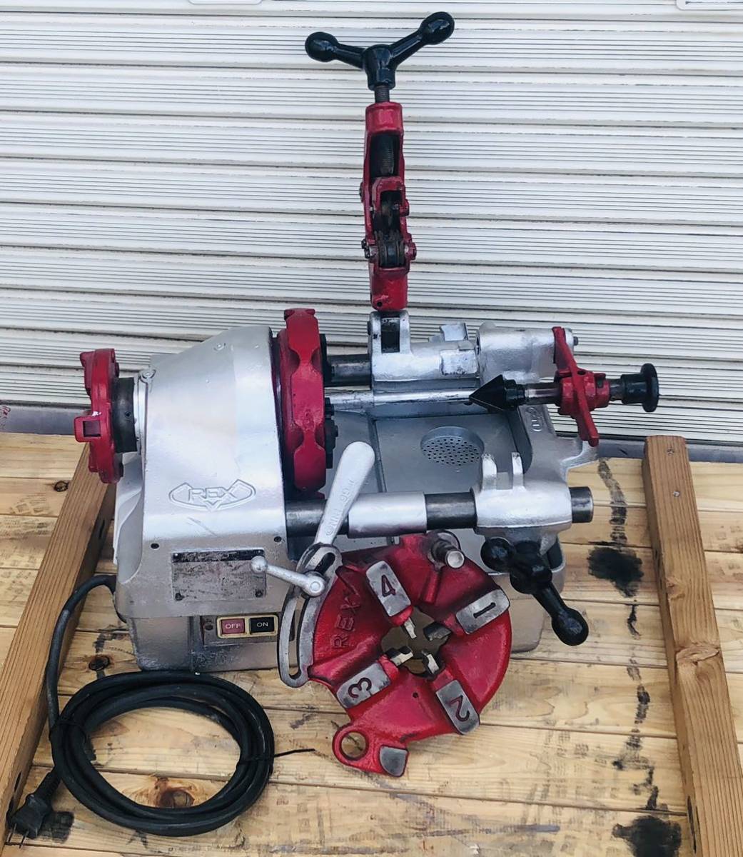 ねじ切り機 パイプマシン レッキス REX レッキス工業 mini40A ねじ切り機 パイプマシン レッキス REX レッキス工業 mini40A