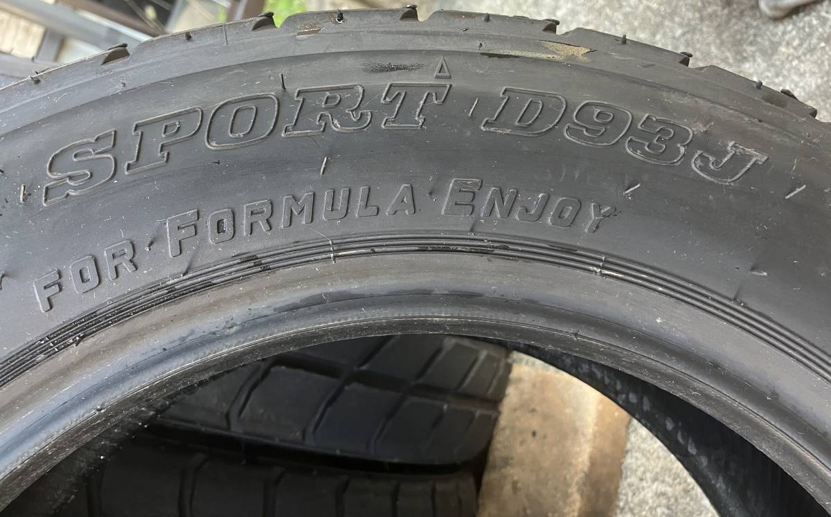 ☆バリ山 ★DUNLOP SP SPORT D93J 150/565R14★4本セット【公道使用禁止】_画像8