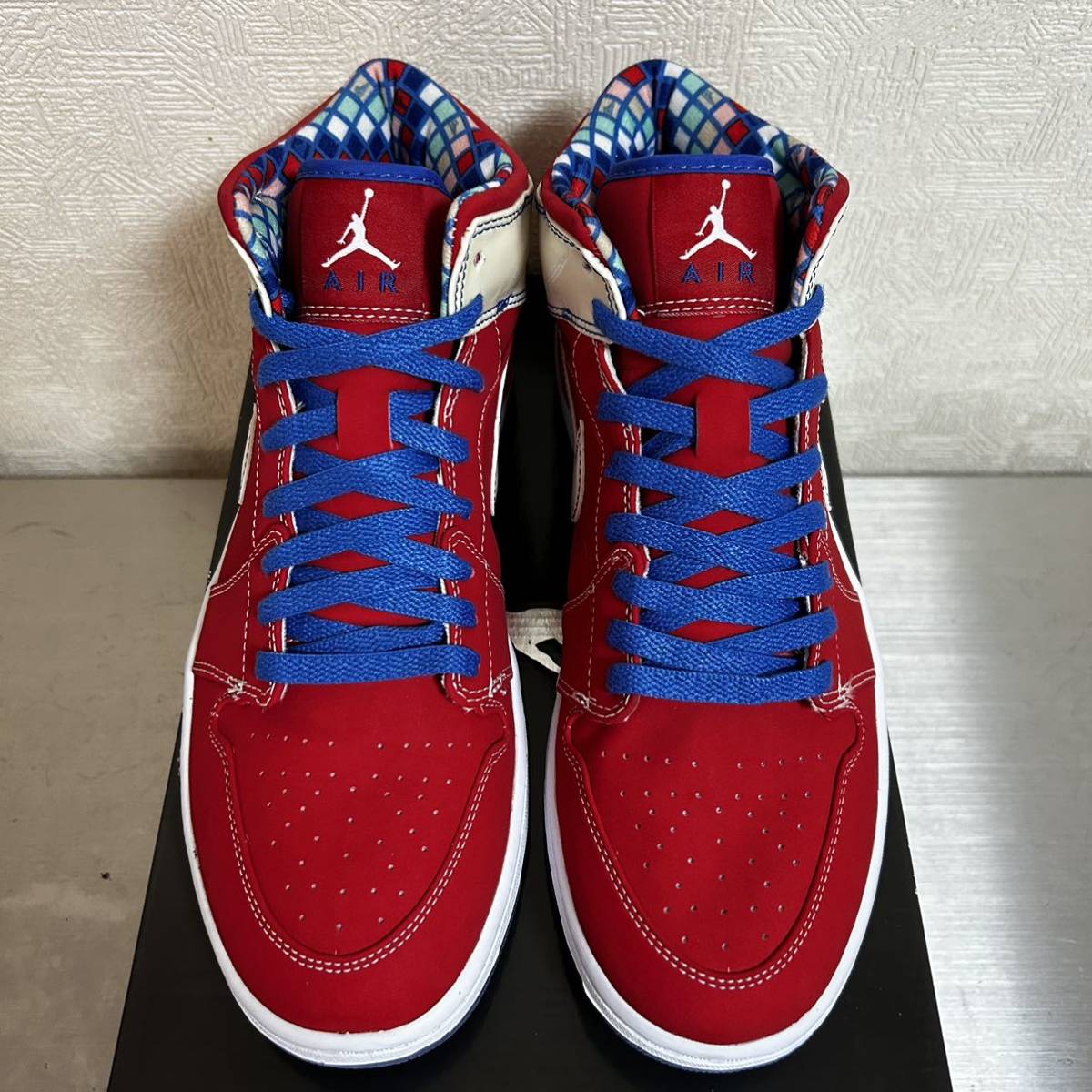 未使用 NIKE AIR JORDAN 1 RETRO LS SPORT RED ナイキ エアジョーダン1 レトロ エルエス スポーツ レッド