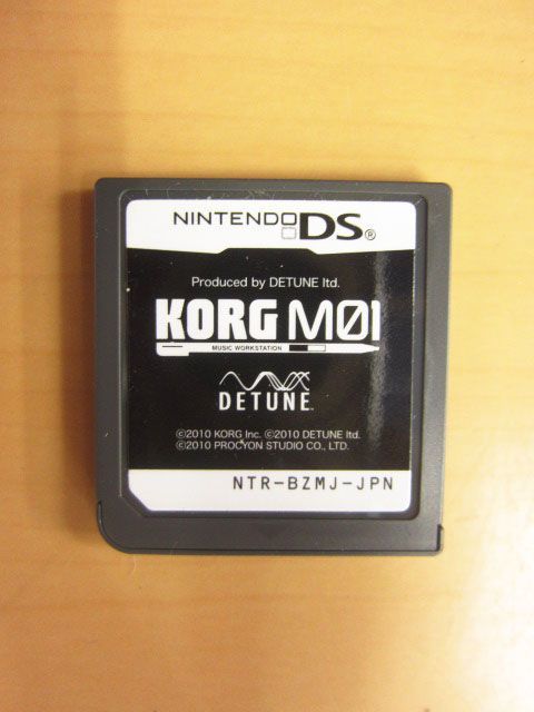 Nintendo 任天堂 ニンテンドー DSソフト KORG M01 MUSIC WORKSTATION / DDS-10 PLUS SYNTHESIZER 限定 2点セット_画像4