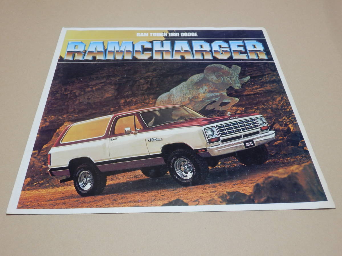 ☆本国カタログ 1981 DODGE RAMCHRGER_画像1