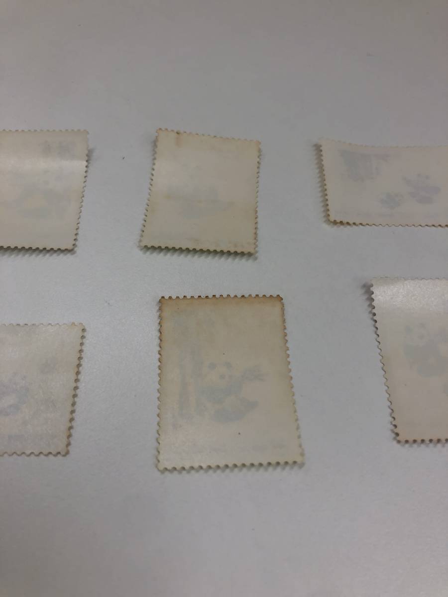 中国切手 1973 大パンダ 6種完 中国人民郵政　切手_画像9