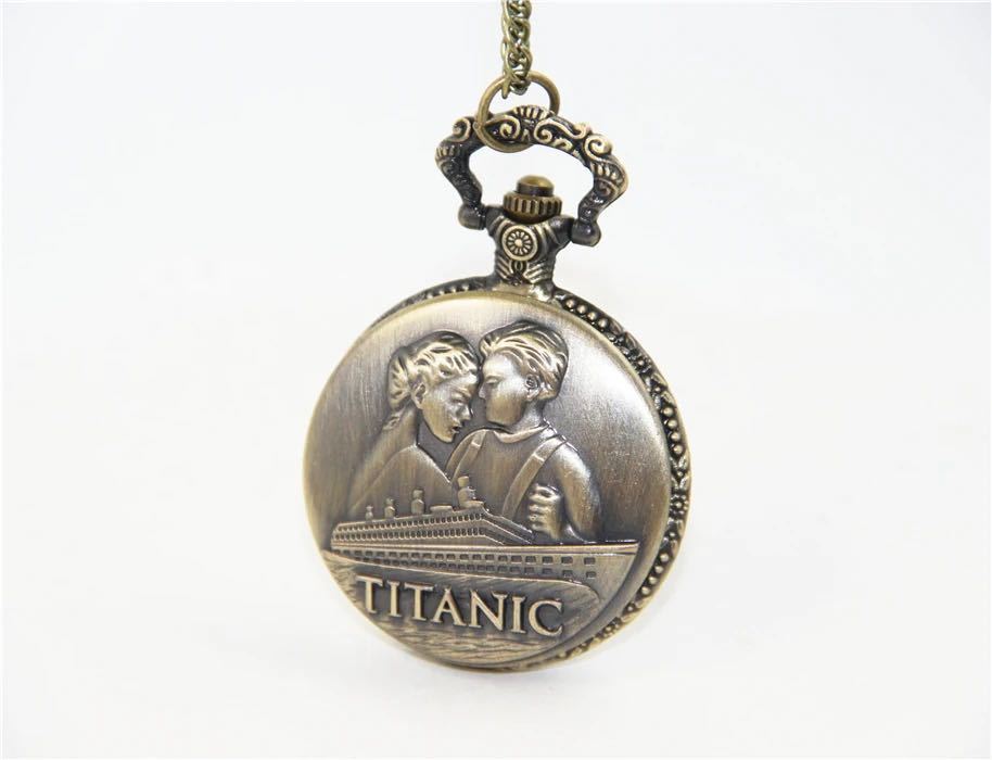 新品未使用　タイタニック　titanic 懐中時計　ネックレス_画像3