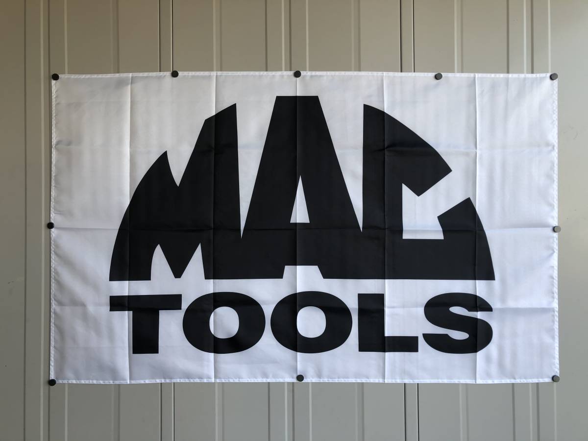 ★ガレージ装飾仕様★マックツール MAC TOOLS 旗 フラッグ 旗 バナー 広告 宣伝 テナント用 レース 修理 工具 _画像7