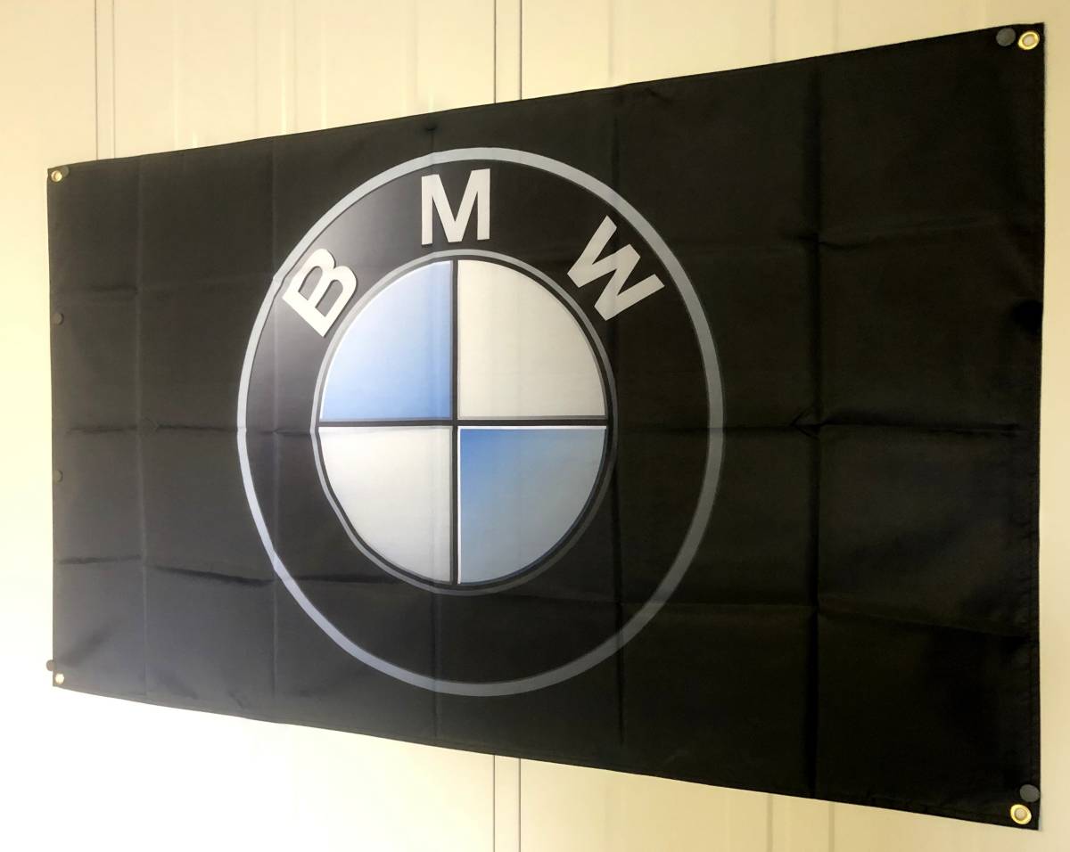 3Dエンブレム★ガレージ装飾仕様★ BMW旗 BMWバナー BMWフラッグ BMW ガレージ雑貨 ポスター Mパワー 中古車 バイク ドイツ ポスター_画像8