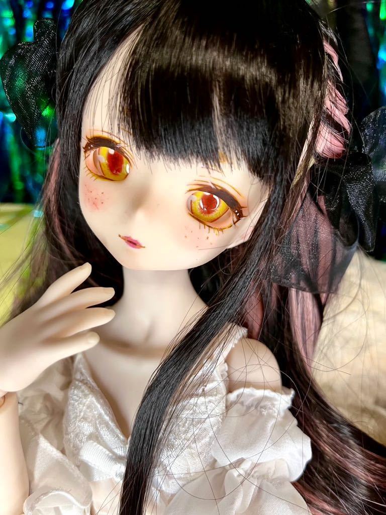 【milky】カスタムヘッド imomodoll MIEヘッド＋カボションアイ　クリーム肌　MDDにも_画像7