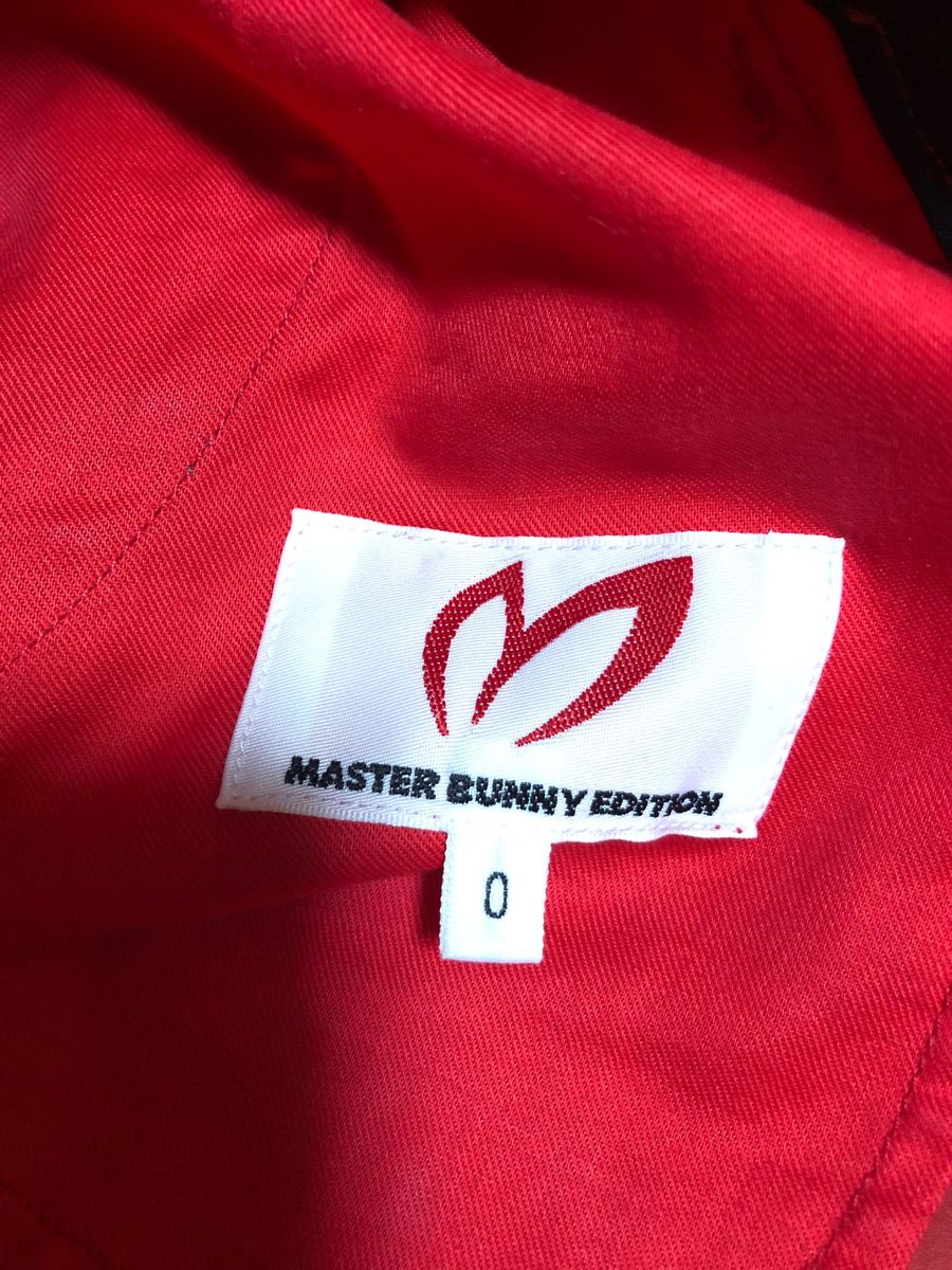 マスターバニーエディション　レディース　ゴルフ　スカート　赤　無地　サイズ０　M程度