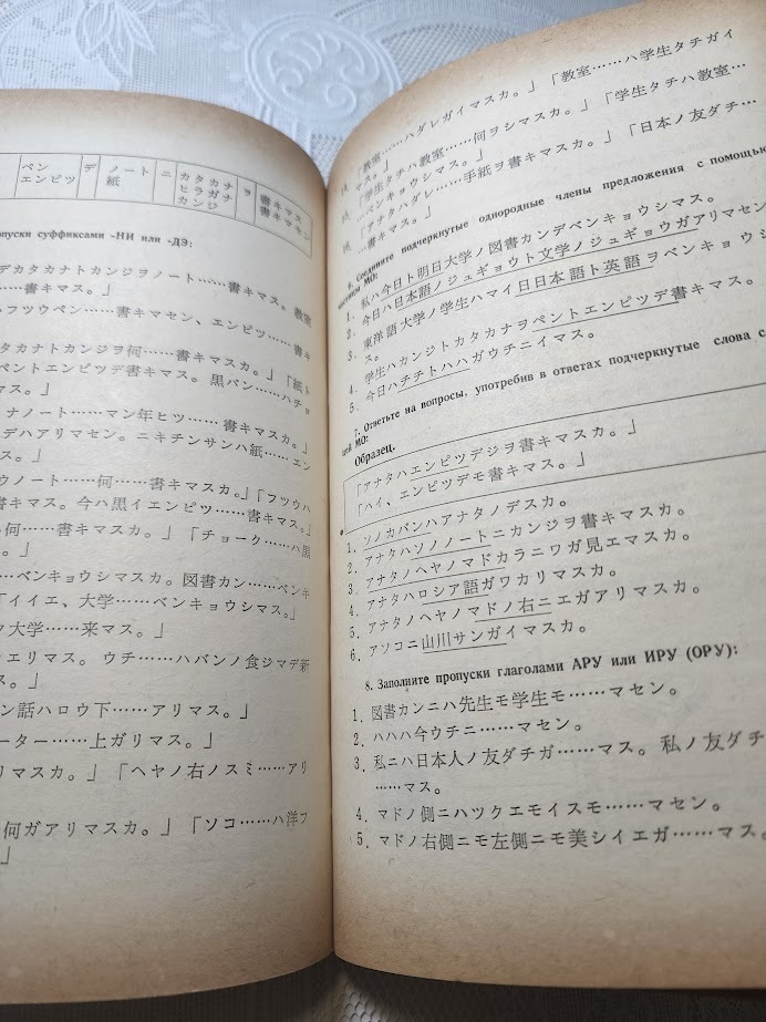 旧ソ連の日本語の教科書　ロシア語　ソ連高等中等特殊教育省採用_画像8