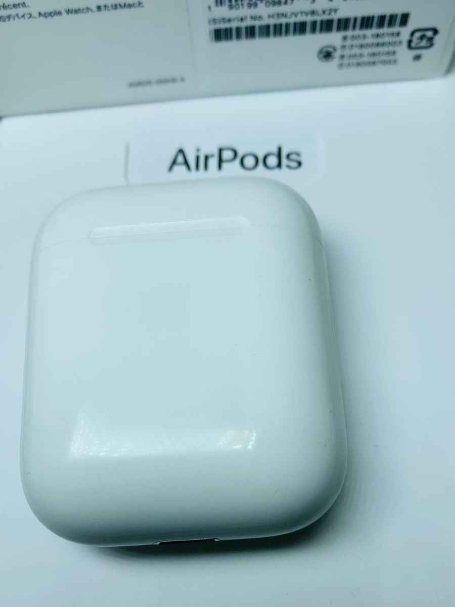 Apple AirPodsイヤホン充電ケースのみ　アップル純正動作品第1第2世代