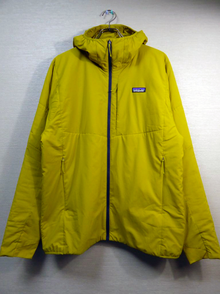 美品 パタゴニア メンズ ナノエア フーディ TXTG L 黄 イエロー Patagonia Mens Nano-Air Hoody FA21 84366 化繊 中綿 ジャケット_画像1