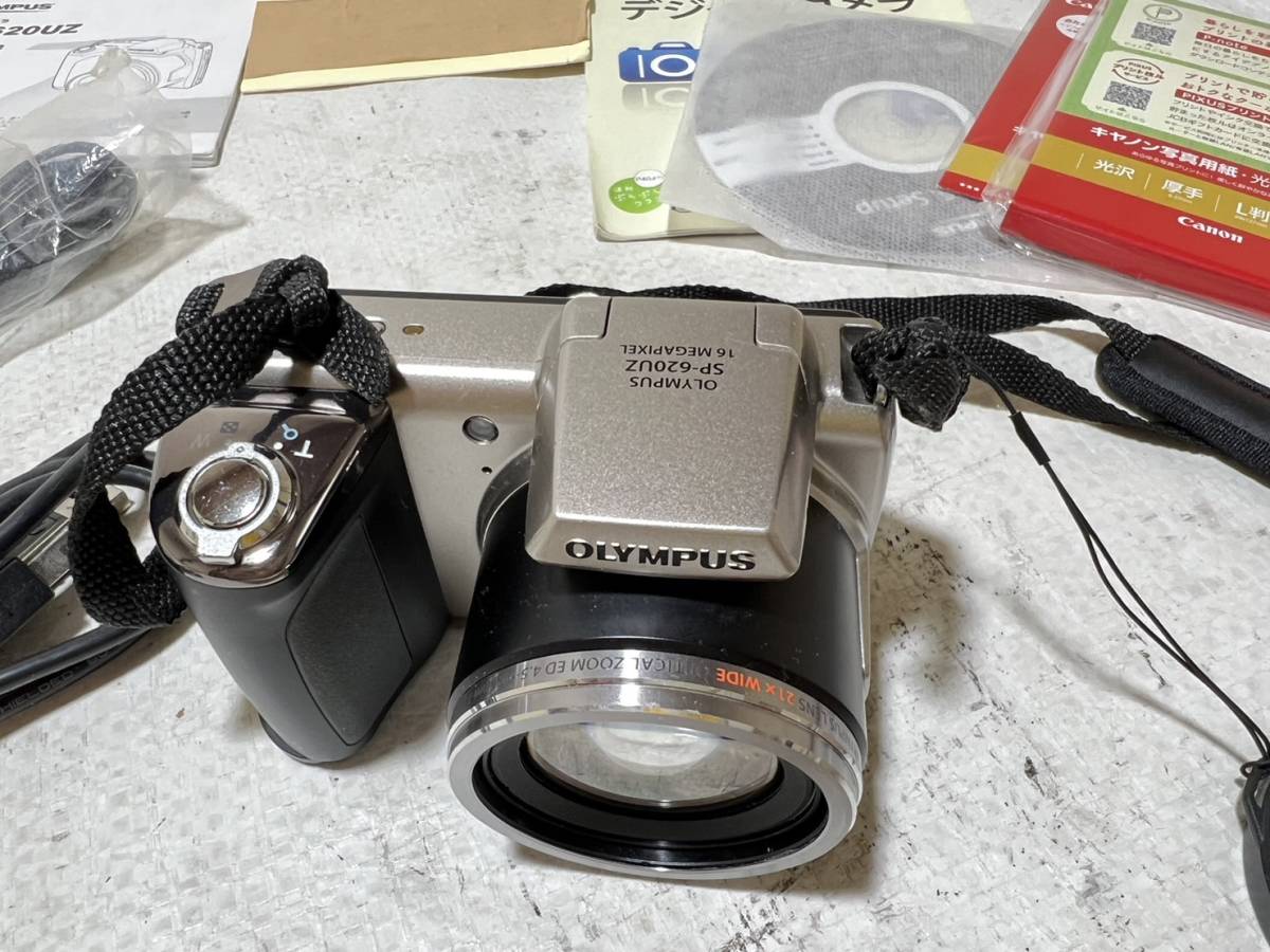 Olympus　オリンパス　デジタルカメラ　SP-620UZ　16　MEGAPIXEL　4.5-94.5MM　1：3.1-5.8　付属品有　楽55_画像5