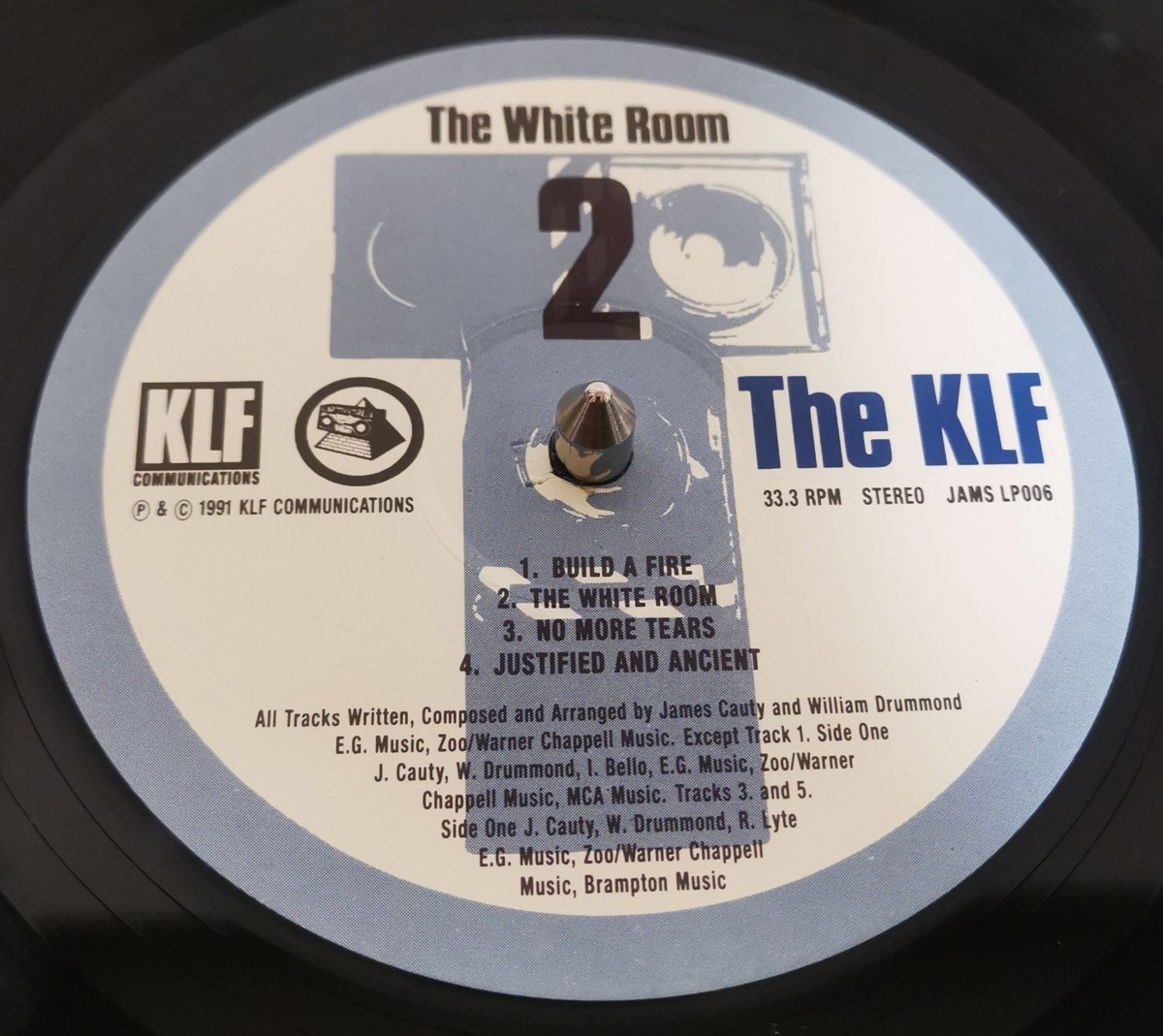 ■The White Room 　The KLF 英国盤 JAMS LP006 アナログ　LP 匿名配送_画像4