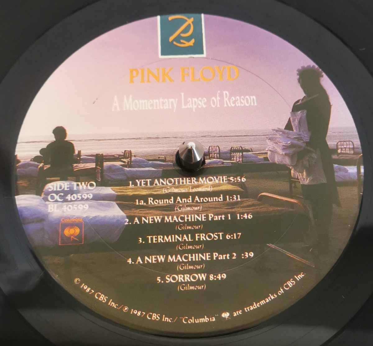 ■PINK FLOYD A Momentary Lapse of Reason ピンク・フロイド US盤　OC 40599 LP Carrollton Pressing アナログ　匿名配送_画像4