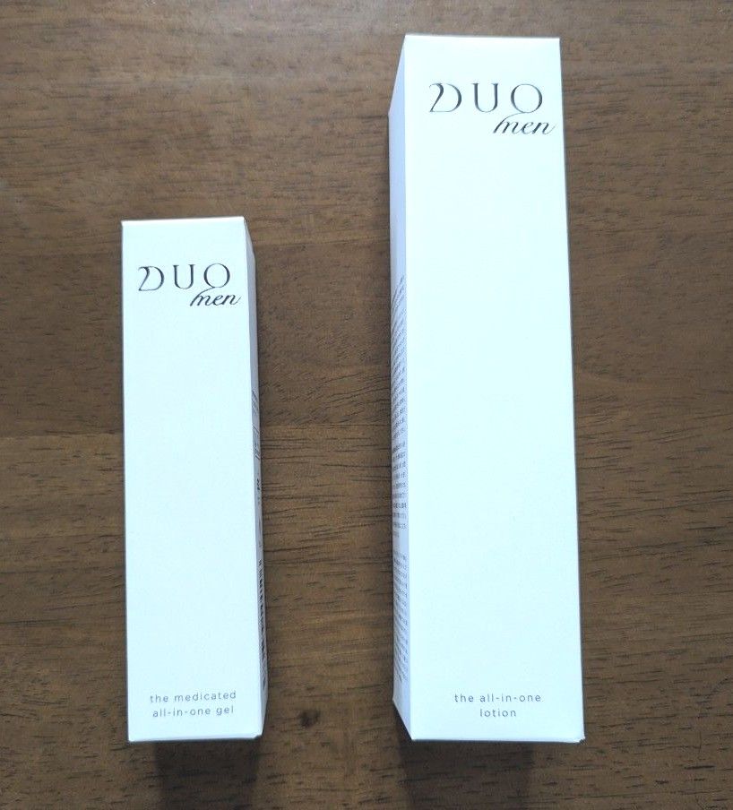 【新品・未開封】DUO menザ オールインワン ローション130ml＆ザ 薬用オールインワン ジェル48g