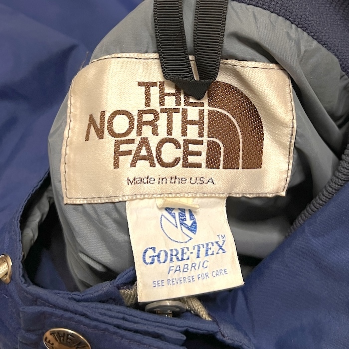 【送料無料】レア USA製 80s THE NORTH FACE ノースフェイス GORE-TEX マウンテンパーカー vintage 古着 茶タグ_画像8