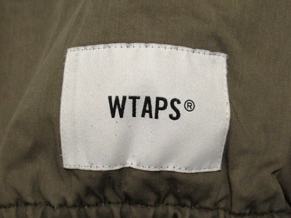 WTAPS Smock Jacket Cotton Satin Mサイズ スモック ジャケット プルオーバー Gray 181TQDT-JKM03_画像6