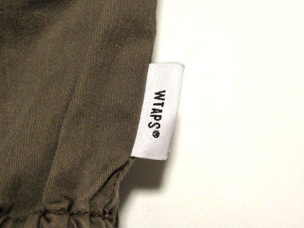 WTAPS Smock Jacket Cotton Satin Mサイズ スモック ジャケット プルオーバー Gray 181TQDT-JKM03_画像5