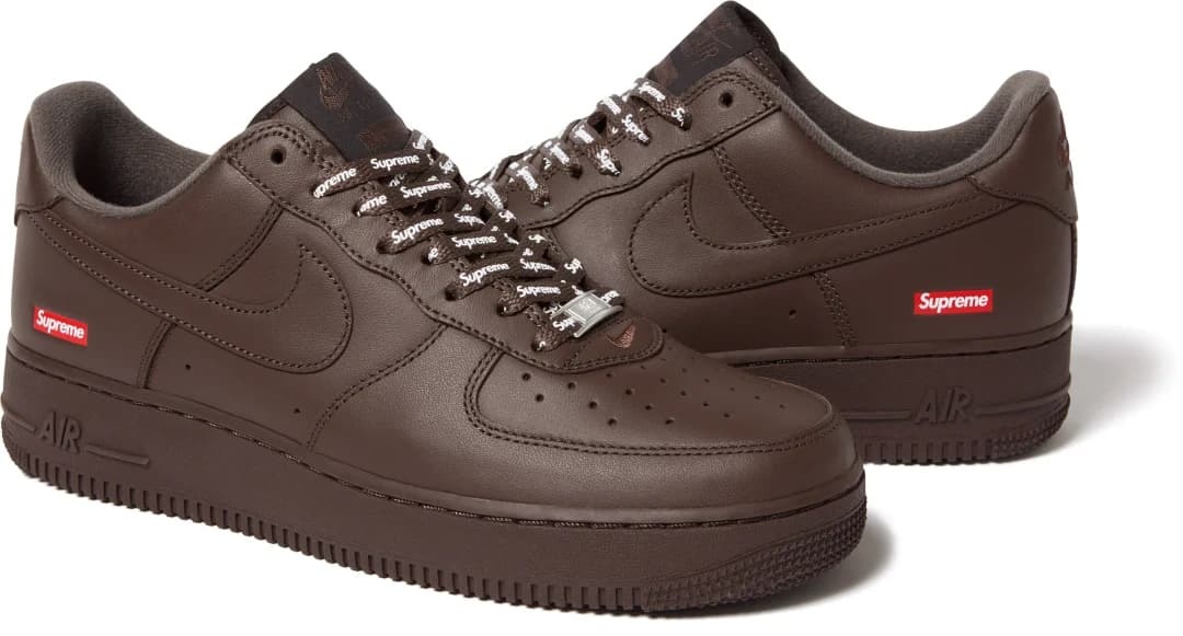 送料無料 23aw Supreme × Nike Air Force 1 Low Baroque Brown 26.5cm