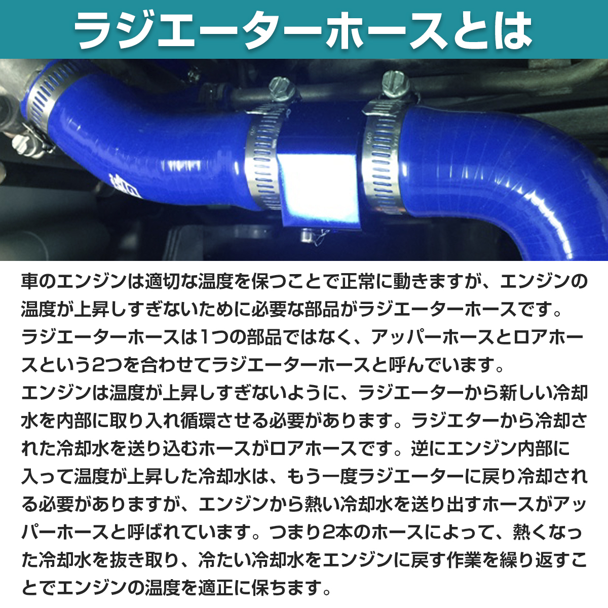 トヨタ ST205 セリカ GT4 3S-GTE 耐熱 耐久 抜群 7層シリコンホース ラジエーターホース ラジエターホース 2P ブルー_画像4