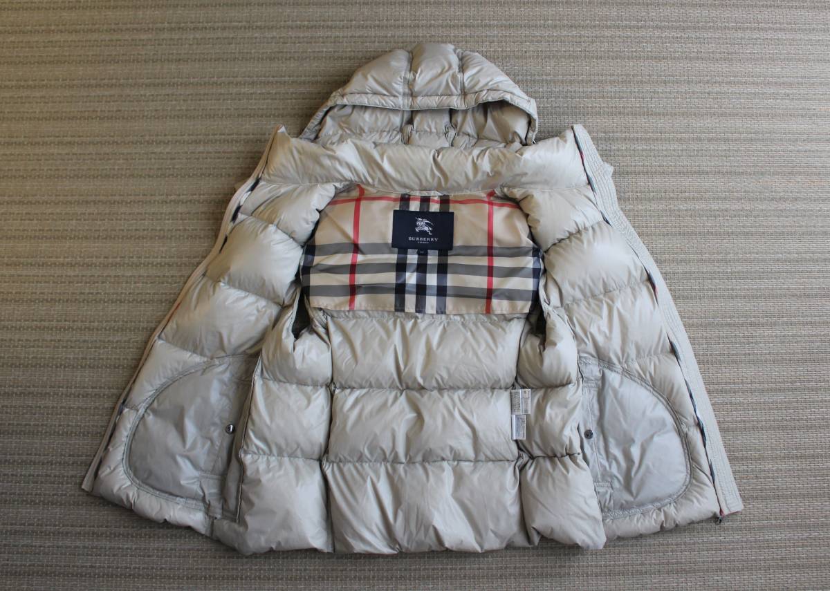 バーバリーダウンベスト(44)■BURBERRY/ハンガリーグース/レディース_画像2