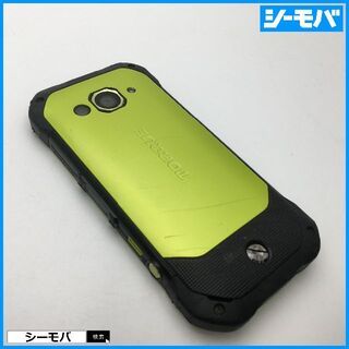 スマホ TORQUE G03 KYV41 SIMフリーSIMロック解除済み au グリーン 中古 android アンドロイド RUUN13482_画像2