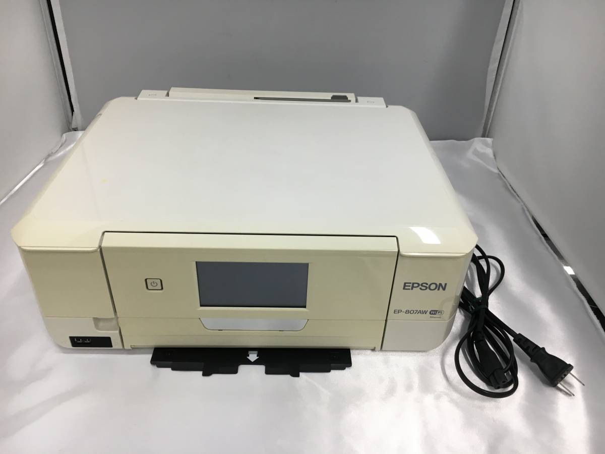 Yahoo!オークション - ジャンク品 EPSON EP-807AW ホワイト エプソ