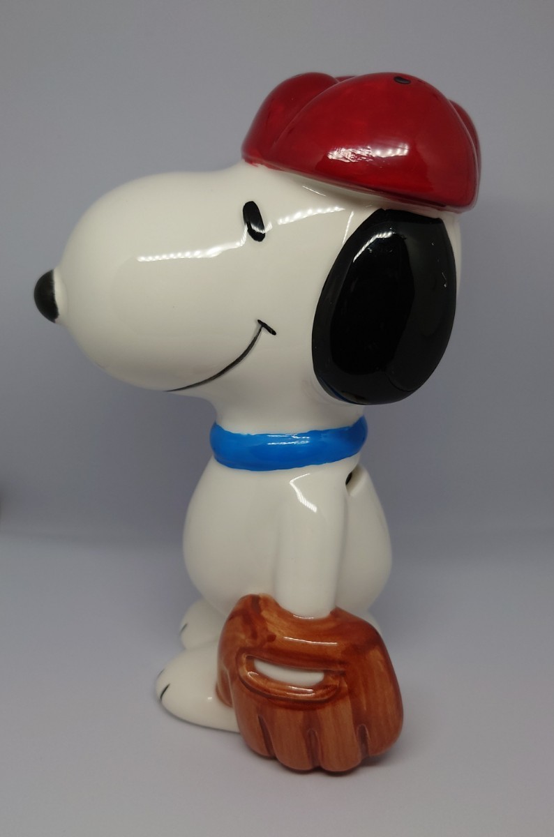  Snoopy керамика производства копилка бейсбол Baseball SNOOPY
