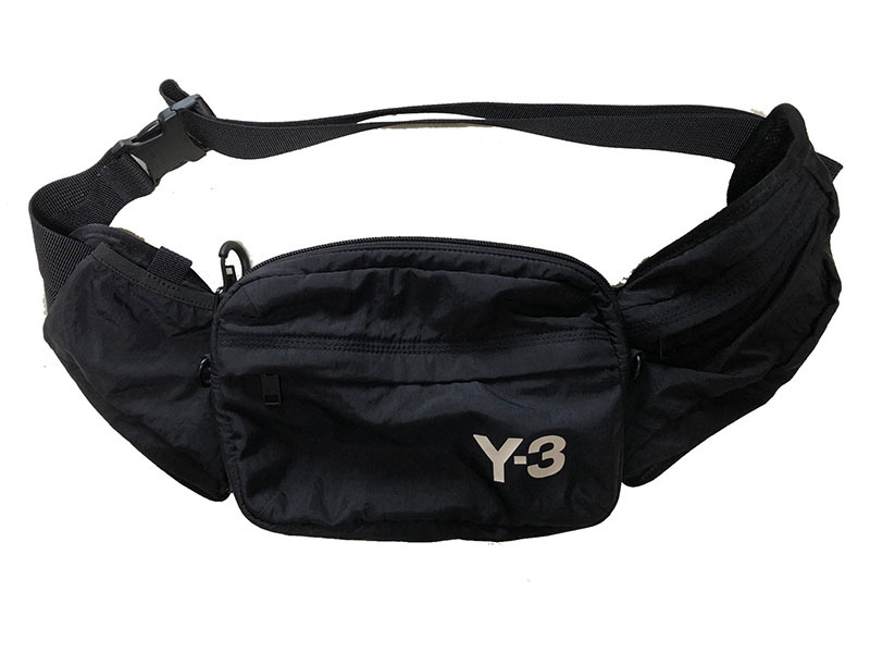 中古・美品★Y-3 Yohji YAMAMOTO Sling バッグ in Black/多機能バッグ_画像1