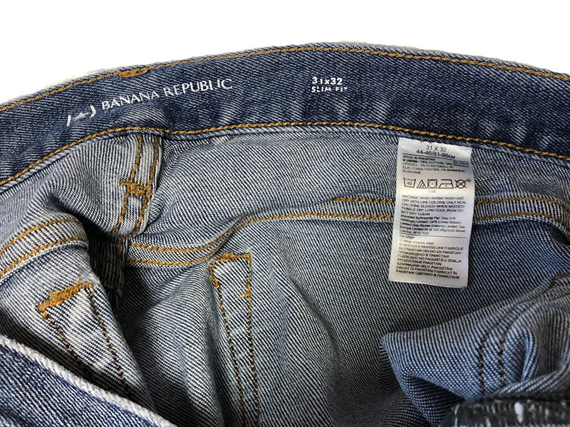 中古・美品★BANANA REPUBLIC/バナナリパブリック ストレッチデニム/size31×32/スリムフィット_画像4