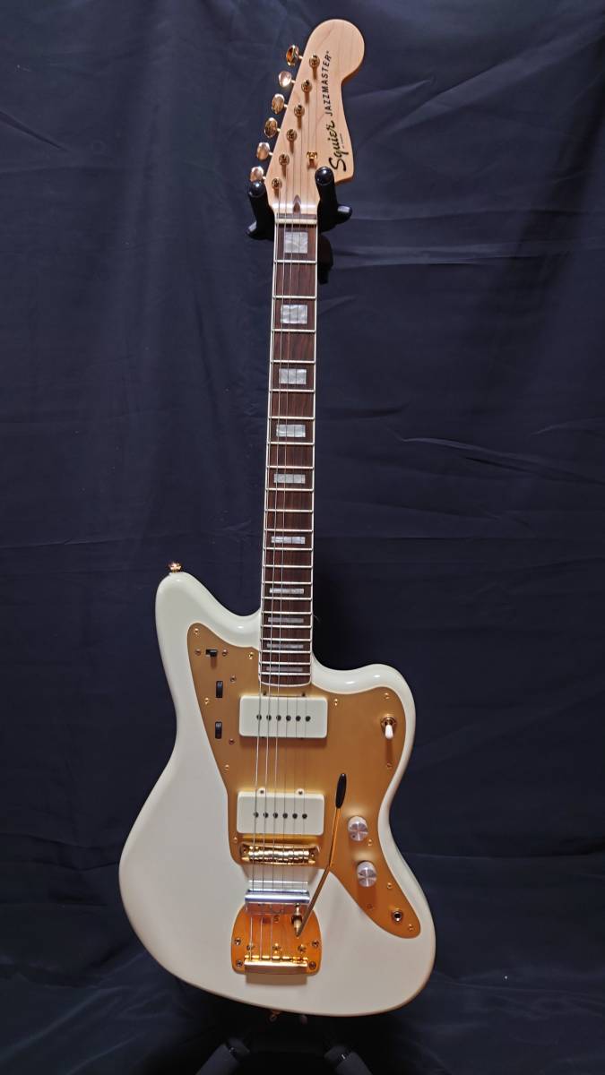 【送料無料】Squier by Fender 40th Anniversary JazzMaster エレキギター ジャズマスター バズストッパ付 スクワイヤ_画像1