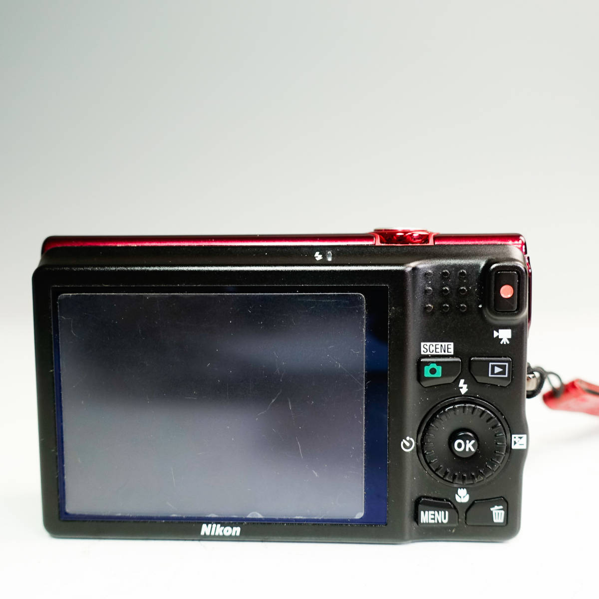 NIKON ニコン COOLPIX クールピクサス S6200 RD ブリリアントレッド コンパクトデジタルカメラ デジカメ TO11_画像5