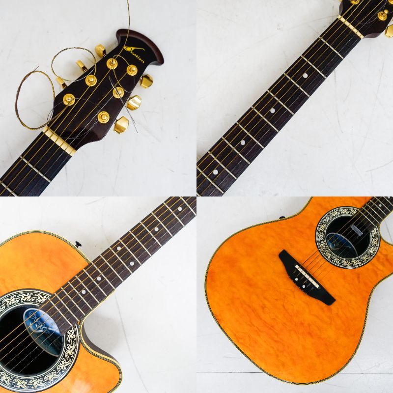 Ovation オベーション エレクトリックアコースティックギター MODEL No.3860 Pinnacle Series エレアコ ハードケース付 K3263_画像4