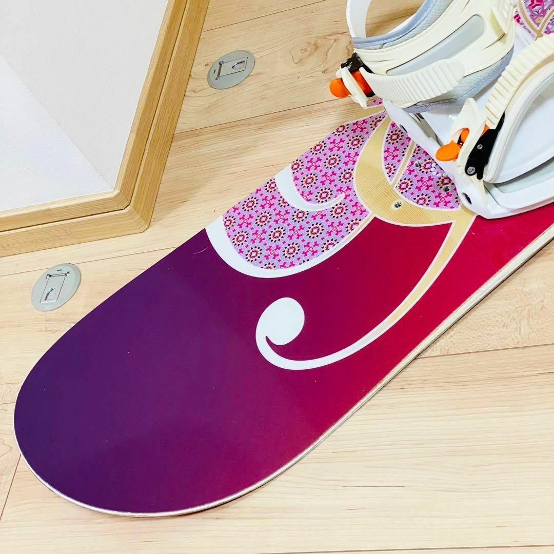美品 バートン BURTON LUX スノーボード&ビンディング 143cm 美品 バートン BURTON LUX スノーボード&ビンディング 143cm