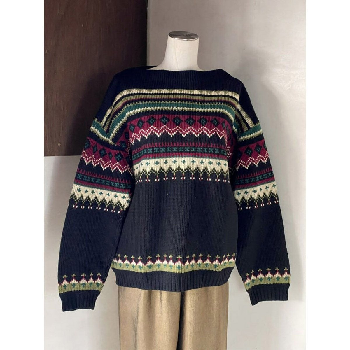 Austria made nordic desighed sweater〈st231025〉
