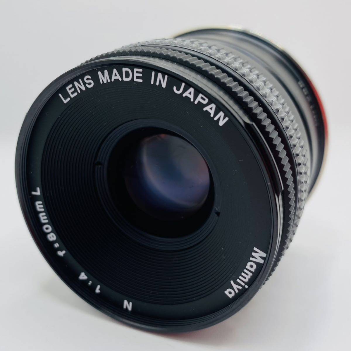 Mamiya マミヤ N4/80L 1:4 f=80mm L kenko MC UV SL-39 58mm 単焦点 カメラレンズ_画像1