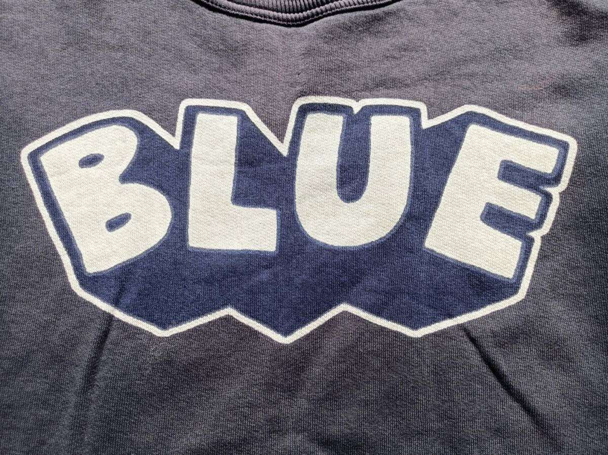  Hollywood Ranch Market BLUEBLUE. включая тренировочный футболка индиго темно-синий size 2(L соответствует ) сделано в Японии индиго окраска USED б/у одежда 
