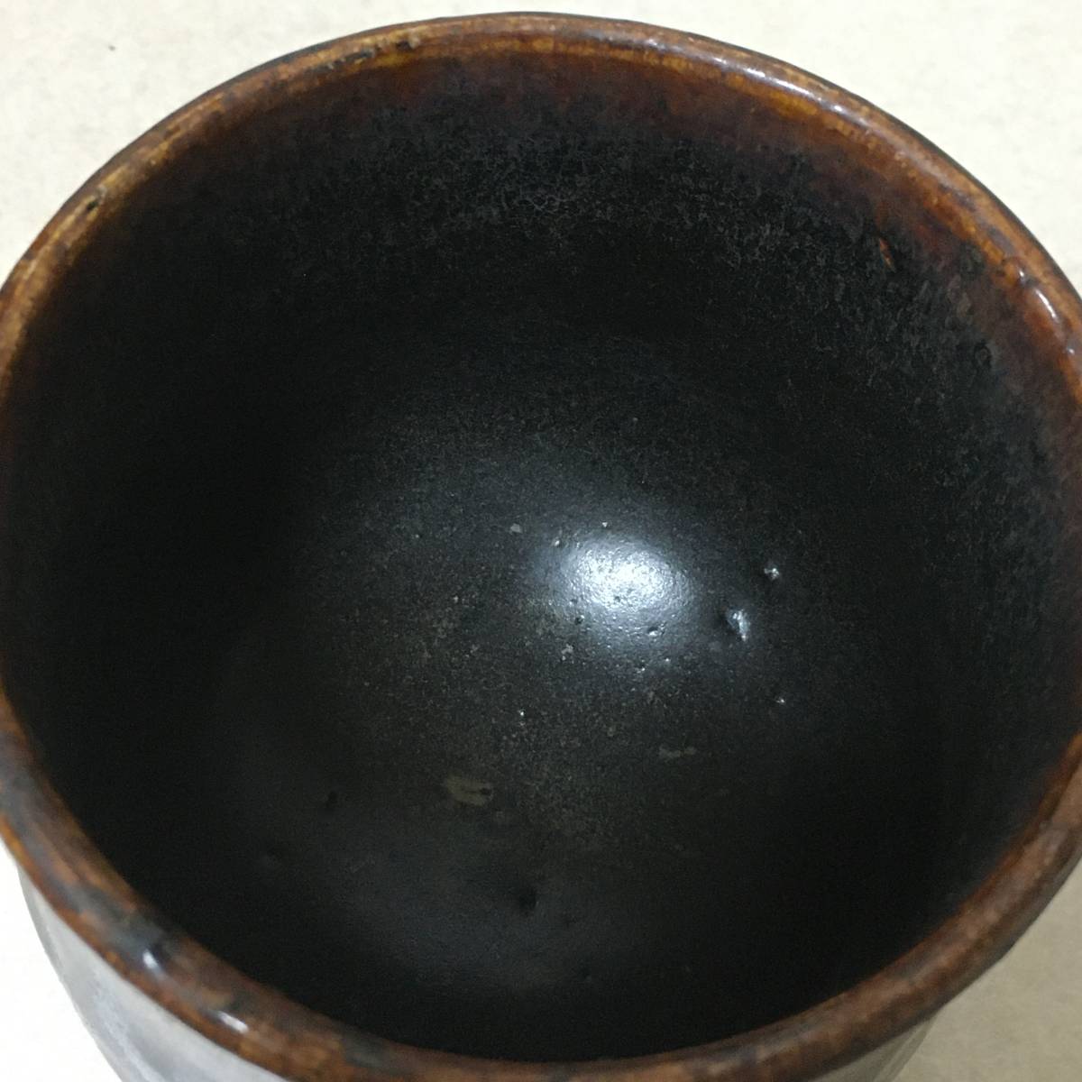 八八八】池順鐸 高麗 窯変 茶碗 ◇共箱 黄布 栞 茶道具 抹茶碗 韓国