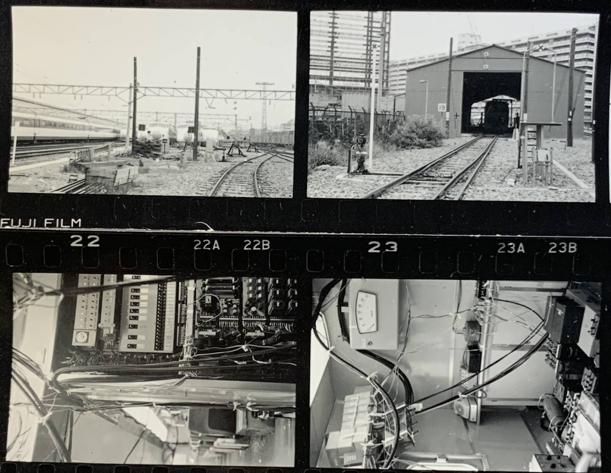 ＊古い 鉄道写真 ネガフィルム 昭和40年代 D51 蒸気機関車 機関区 新幹線 製造工場_画像6