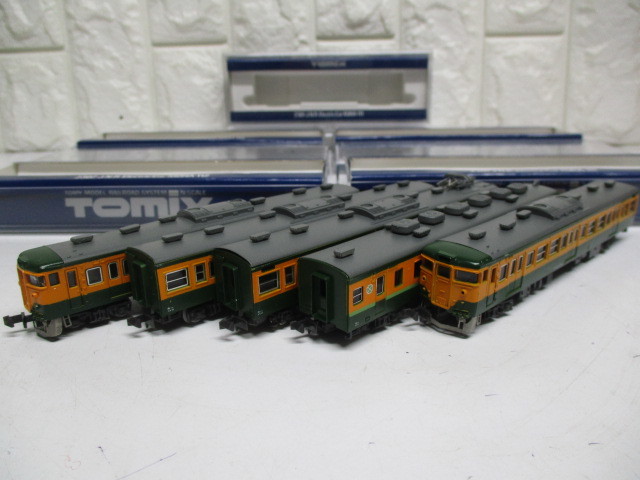 13-1/Nゲージ 鉄道模型 TOMIX 2301/2302/2303/2304 国鉄電車 （湘南色）5両セット _画像2