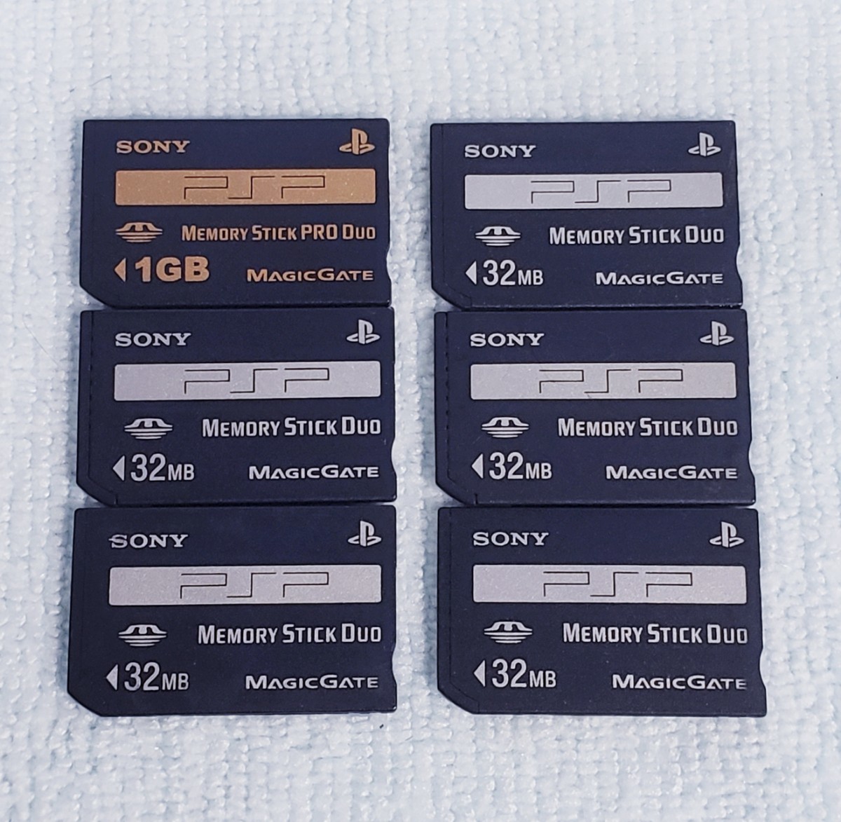 SONY メモリースティック DUO PSP 6枚セット ソニー MEMORY STICK デュオ メモリーカード 【動作未確認】_画像1
