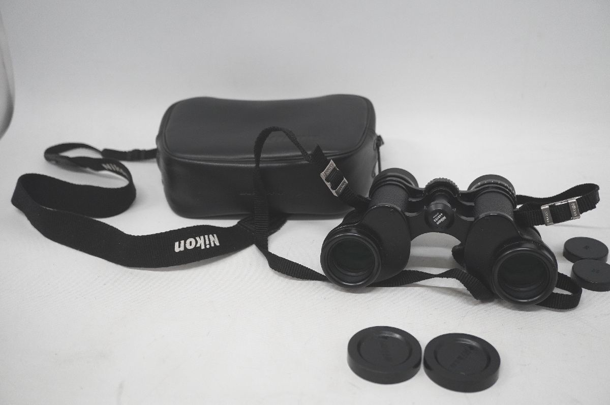 【11-56】 Nikon ニコン 8×30 8.3° 双眼鏡 WF ソフトケース付 ブラック 光学機器 スコープ アウトドア用品 現状品_画像1