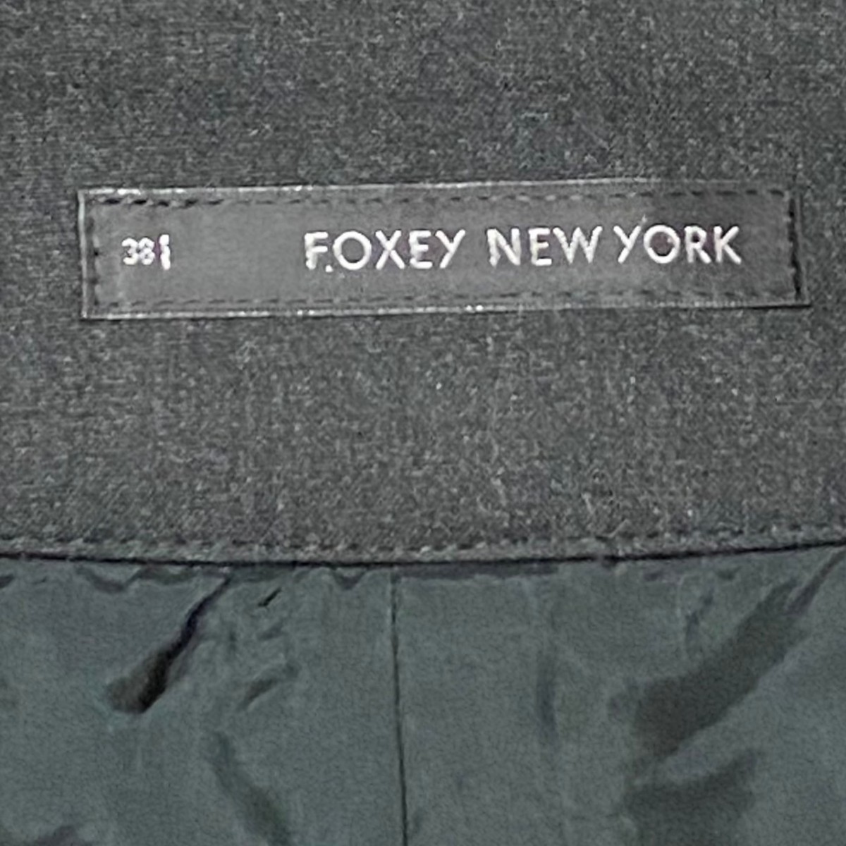 フォクシー FOXY NEW YORK キュロット スカート 38サイズ ダークグレー 23K25_画像8