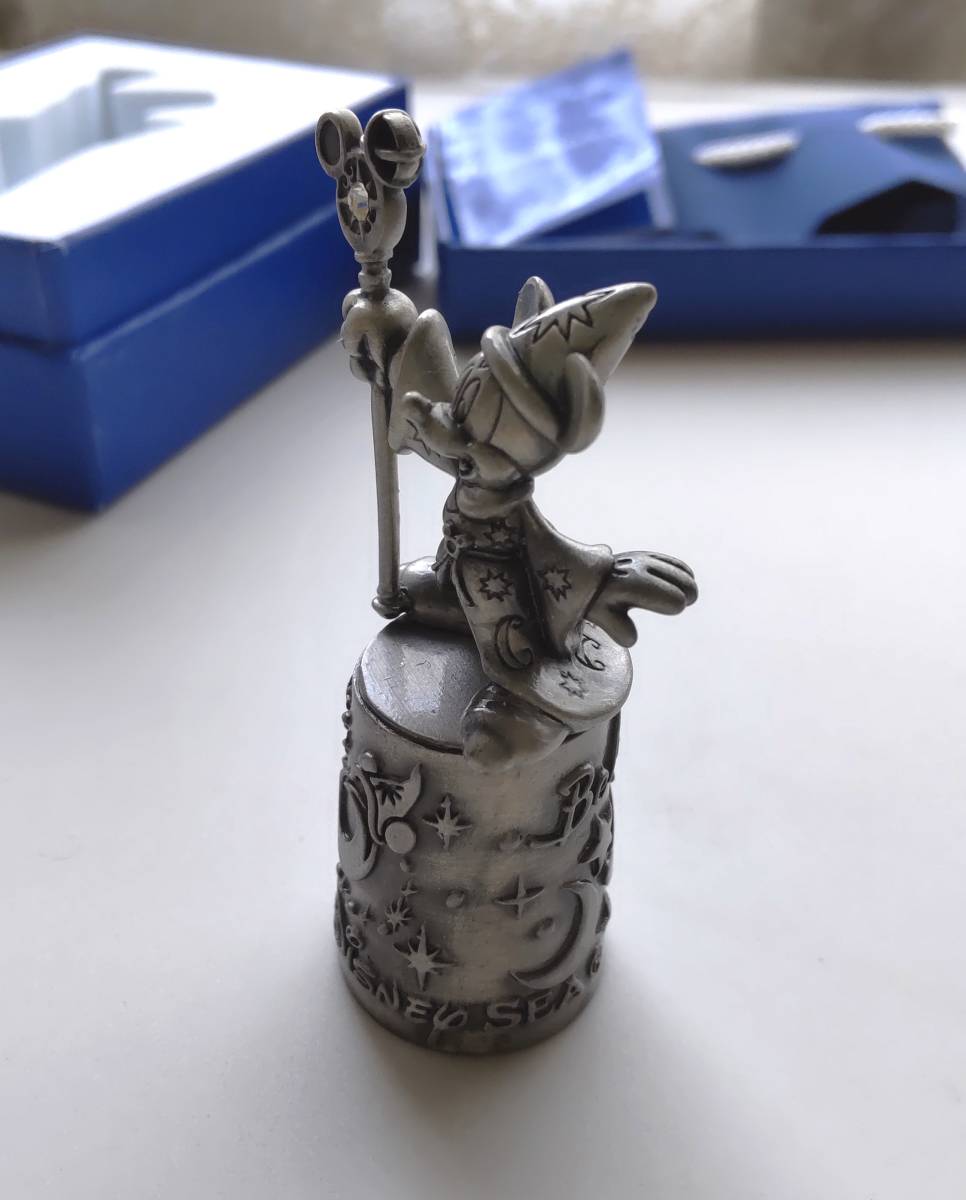 simbru| напёрсток | напёрсток * Disney si-(TDS)10 годовщина Mickey Mouse Wizard * трость ( мешочек с футляром * коллекция тоже!)