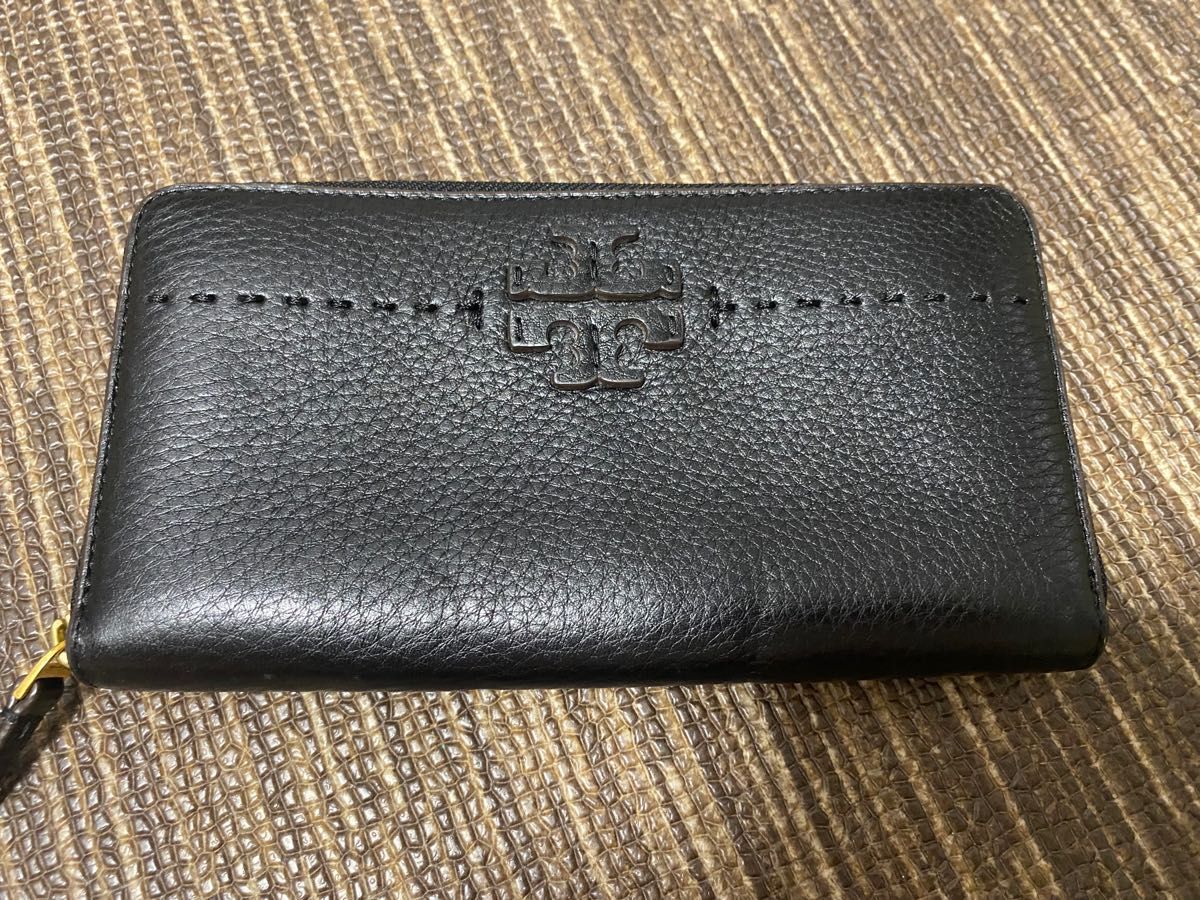 Tory Burch トリーバーチ　長財布　黒　ブラック